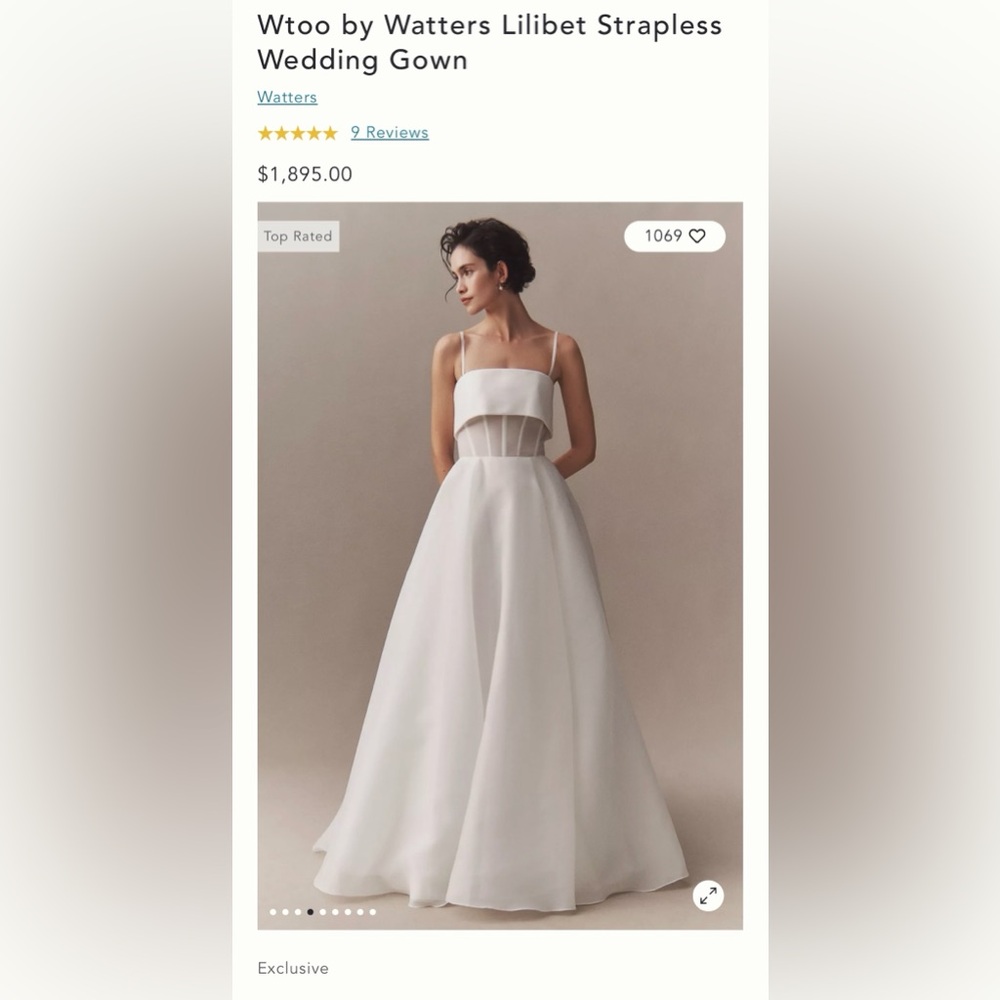 Wtoo by Watters Lilibet Wedding Gown